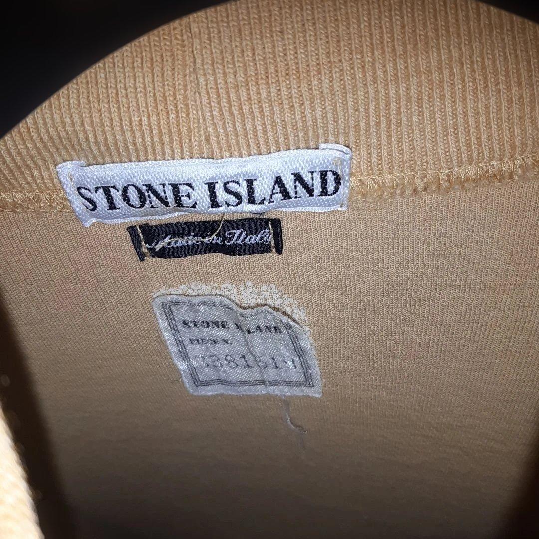 初期　ストーンアイランド ベージュ ハイネック トレーナー　マッシモ・オスティ
