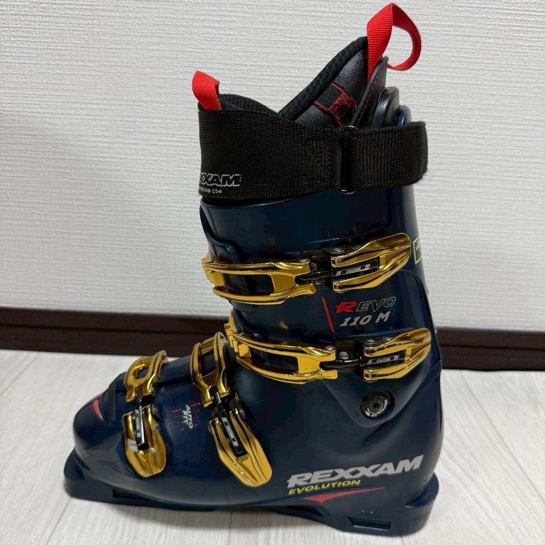 レグザムスキーブーツREVO110 M 26cmネイビー MICROバックル付属