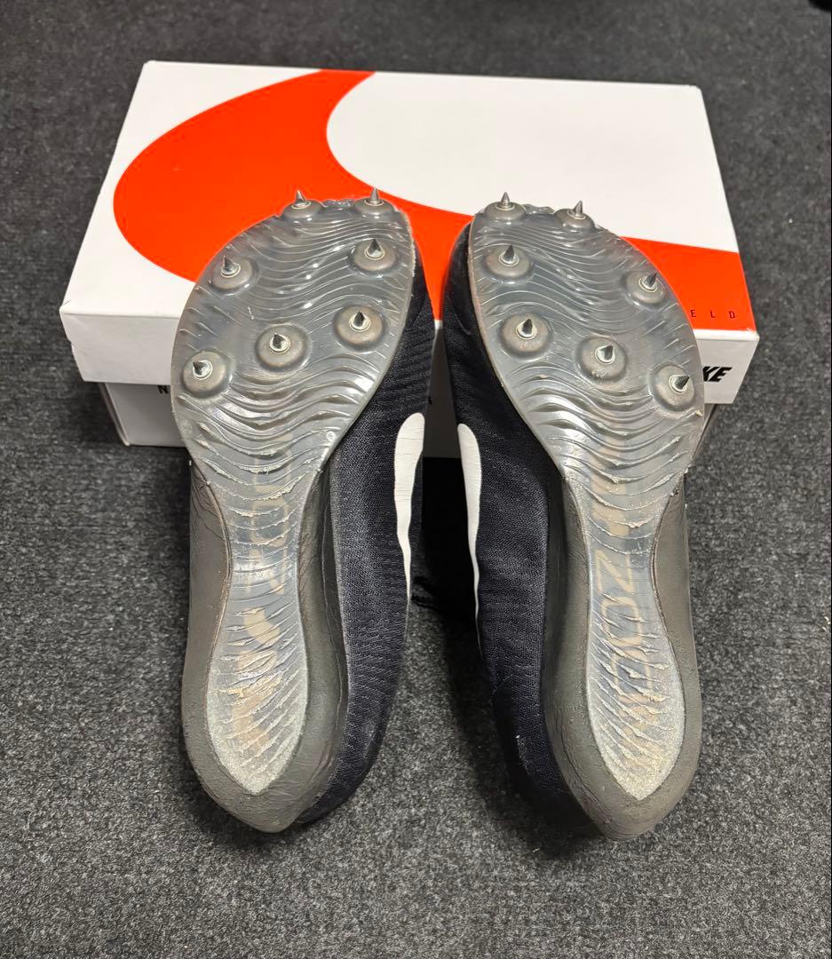 Nike エアズーム マックスフライ モアテン 黒【25.5cm】パンク無し