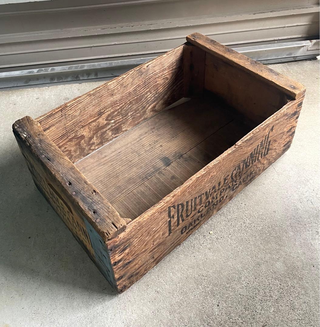 ビンテージ/USA製/アドバタイジング/ウッドボックス/ケース/木箱/店舗什器②