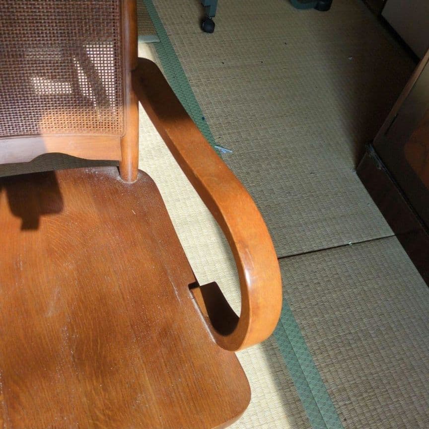 ①値下げ 早いもの勝ち★柏木工 ダイニングチェア 昭和 レトロ リビングチェア