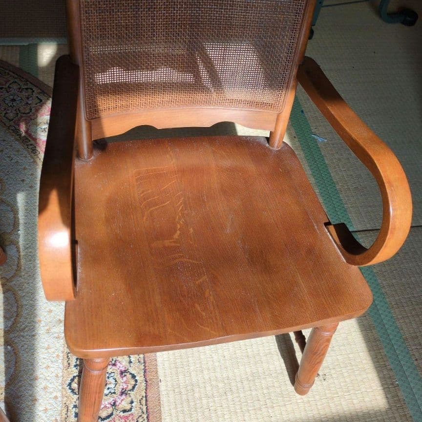 ①値下げ 早いもの勝ち★柏木工 ダイニングチェア 昭和 レトロ リビングチェア