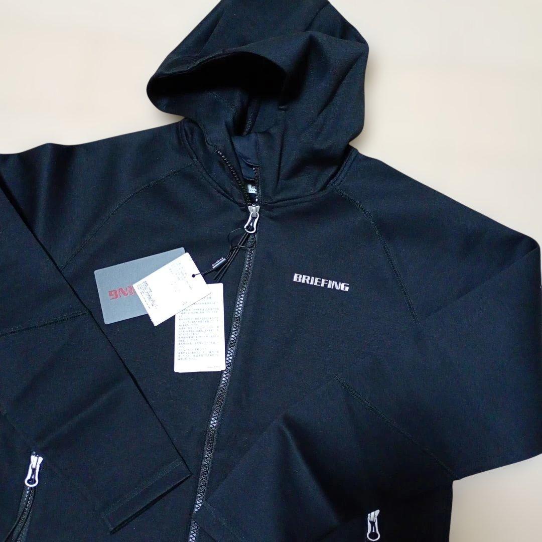 ブリーフィングレディースBRIEFING フード付きジャケット ブラックサイズM