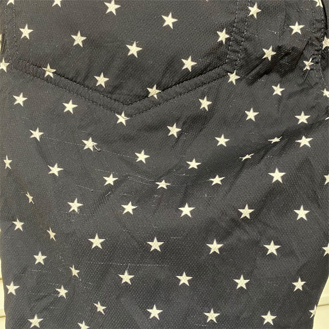 パーリーゲイツ ダイヤドビーストレッチ星柄プリントパンツ サイズ0