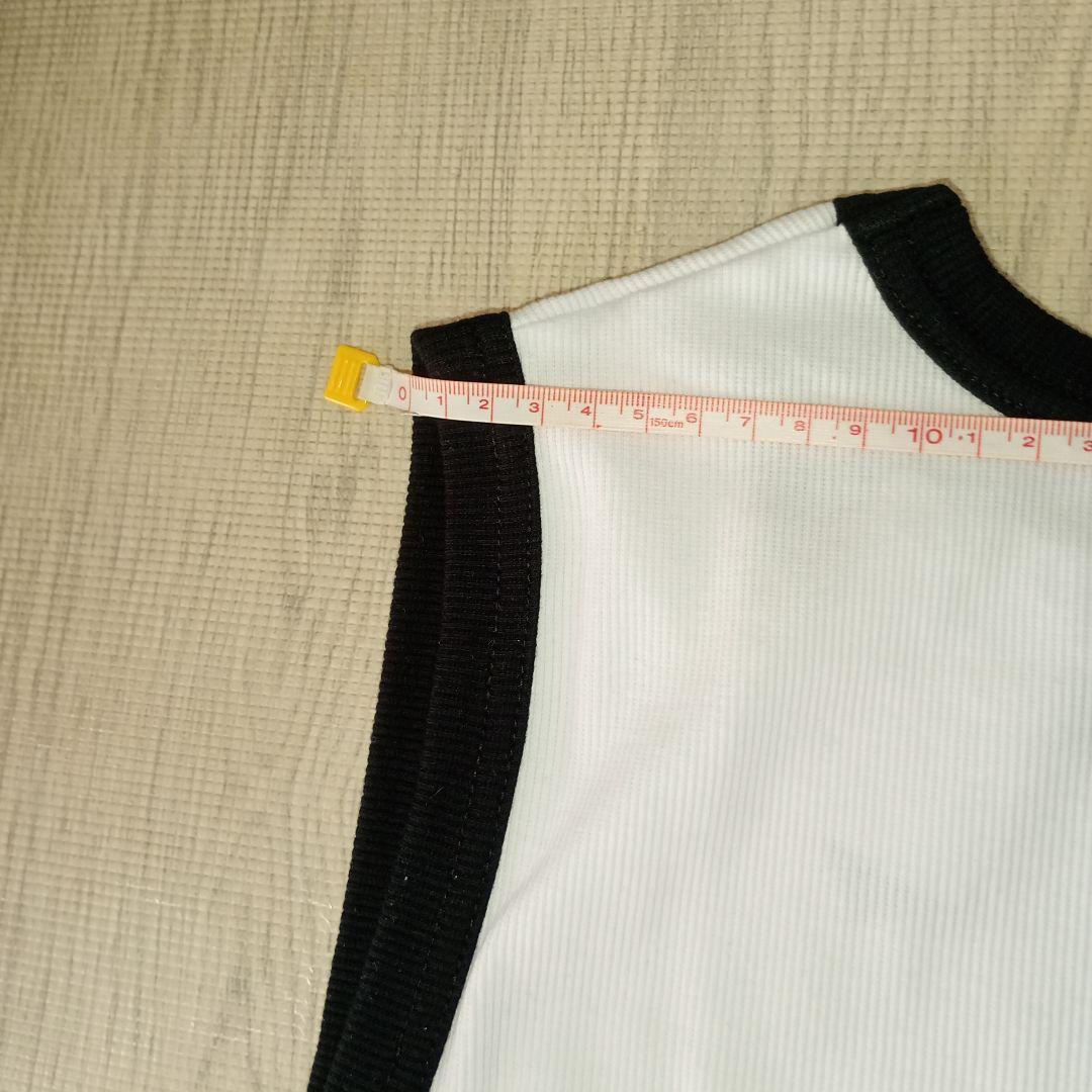 人気カラーモデル！ロゴ 　筋トレ クロノス cronos　サイズ42　白✕黒　綿