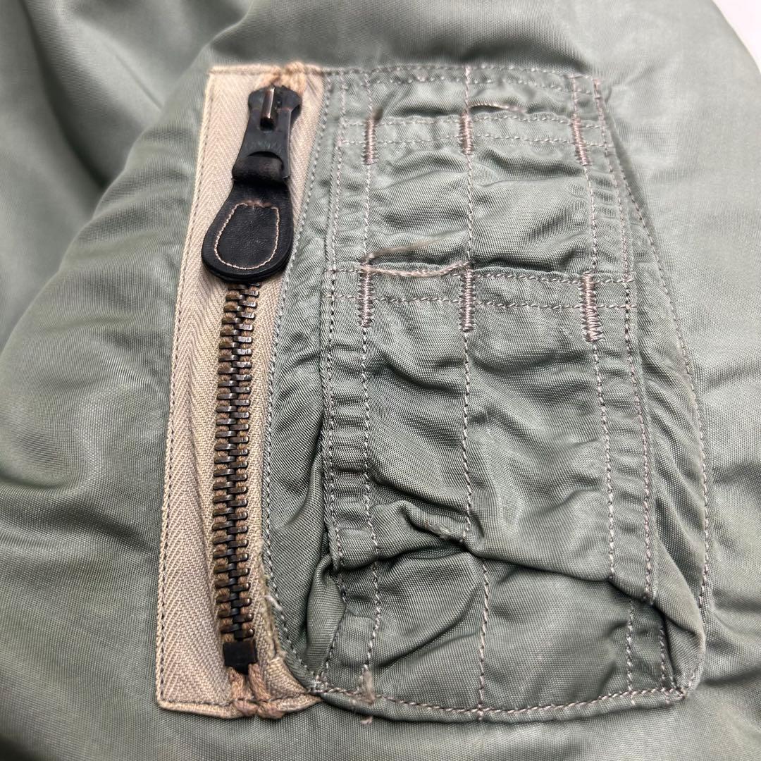 ◾️実物◾️MIL-J-8279B◾️MA-1◾️黒タグ◾️オリジナル◾️本物◾️ヴィンテージ