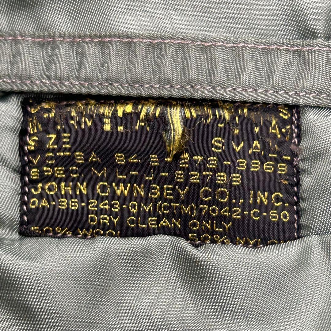 ◾️実物◾️MIL-J-8279B◾️MA-1◾️黒タグ◾️オリジナル◾️本物◾️ヴィンテージ