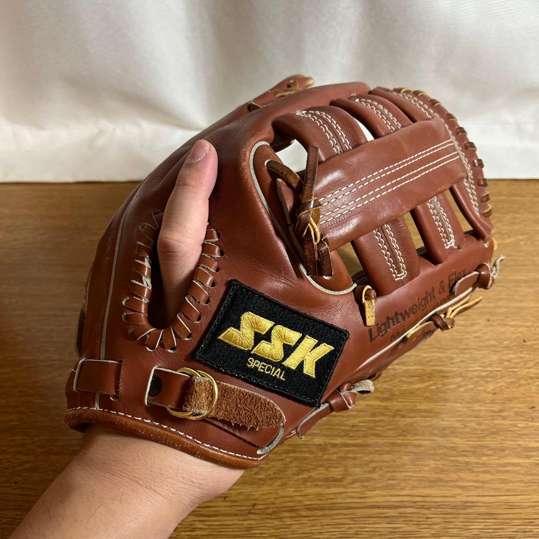 SSK スペシャル 一般軟式 グローブ グラブ 外野用 良品 sskグローブ
