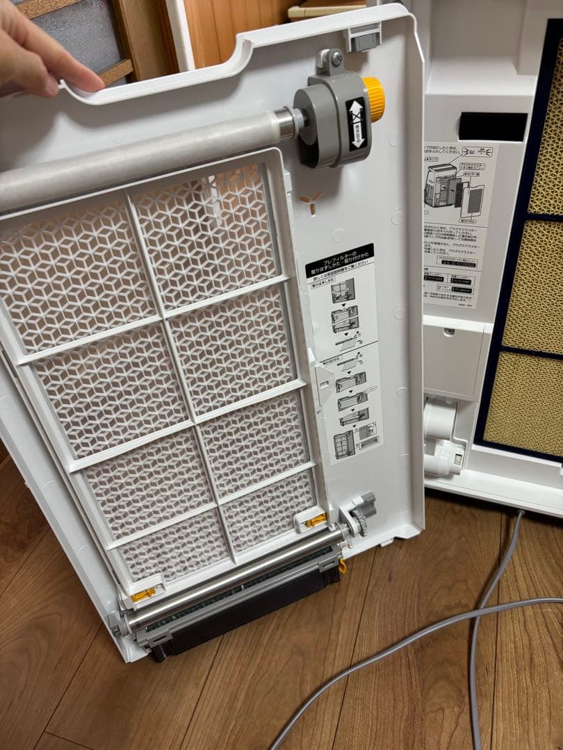 KI-NP100 SHARP 空気清浄機 ホワイト 空気清浄40畳 加湿23畳