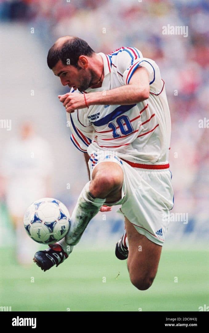 98-99 フランス代表 ジダン アディダスオフィシャルユニフォーム