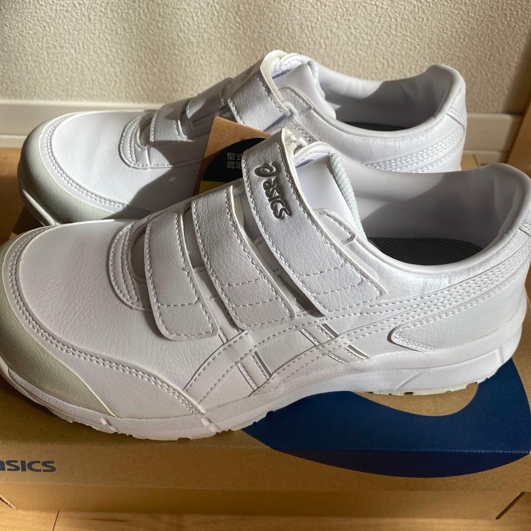 未使用 【asics】 WINJOB CP301 WHITE/WHITE