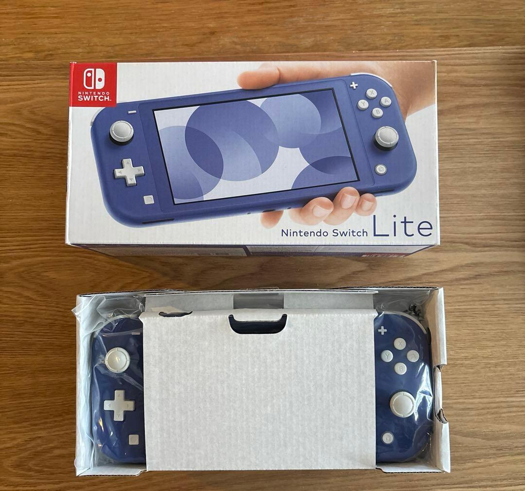 【64GBカード・電源・カバー・保護フィルム・箱付き】ニンテンドースイッチライト