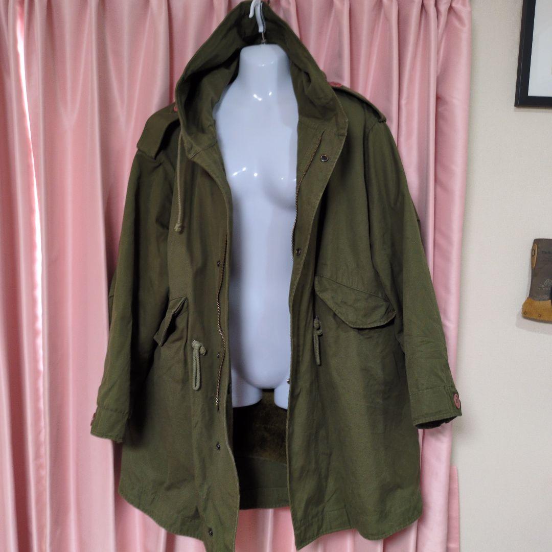 dahl'ia モッズコート オリーブグリーン オリーブ色フード付きモッズコート