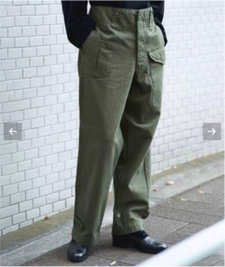 OUTIL ウティ PANTALON HAZEBROUCK 軍パン