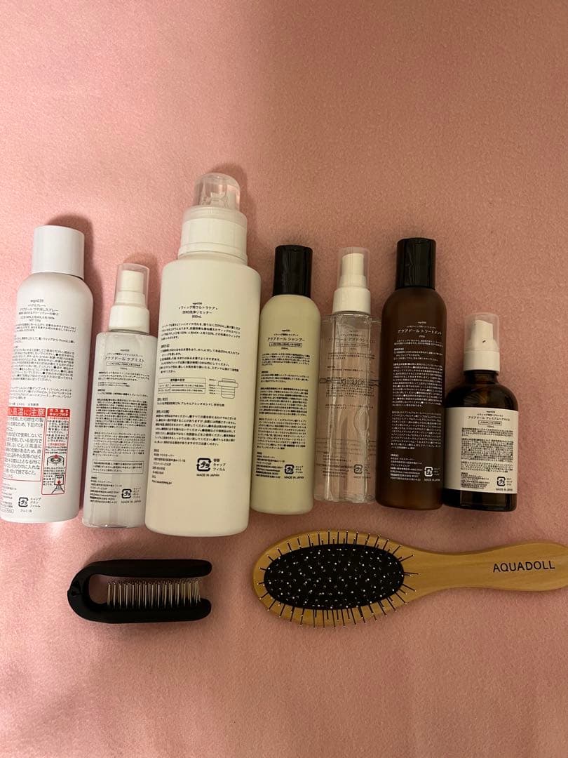 アクアドールシャンプーなどお手入れセット
