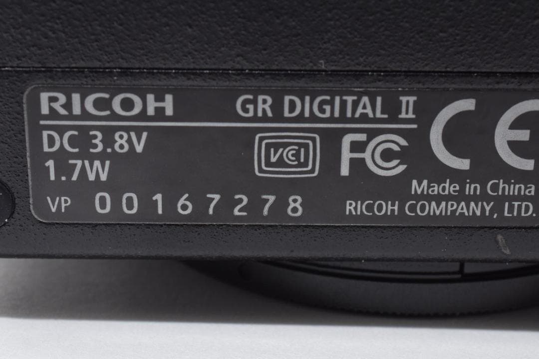 ■ 美品 ■ リコー　RICOH GR DIGITAL II《S数2773回》