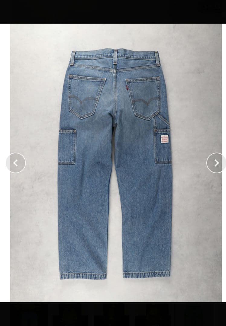 LEVI'S 568 ルーズストレート ダブルニー L30 W32 - メルカリ