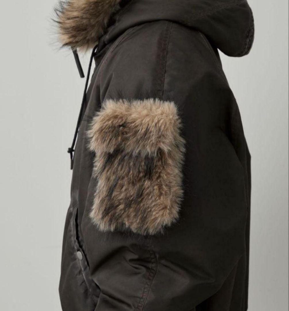 【最終値下げ】GRANCY ファーポケットデザインフェードN2B ブラウン