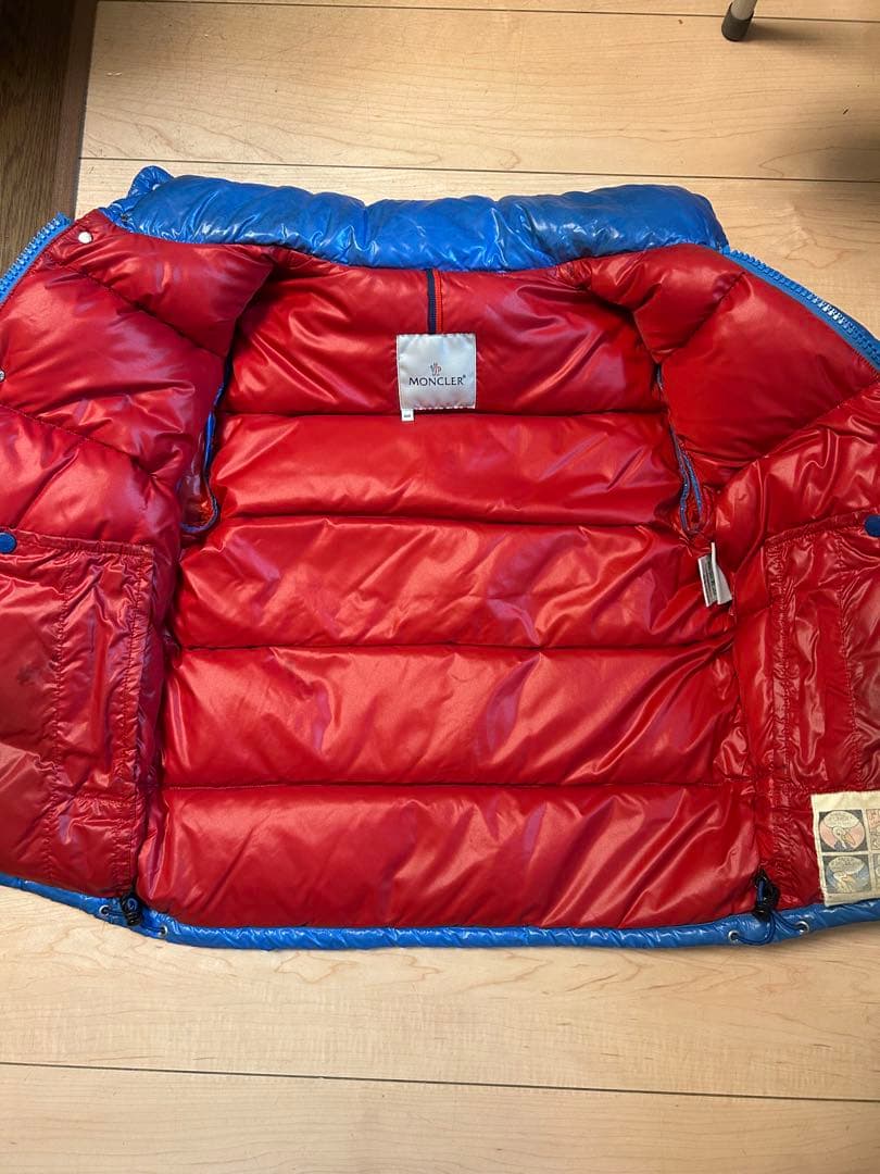moncler ブルーダウンジャケットS flexwitme swag