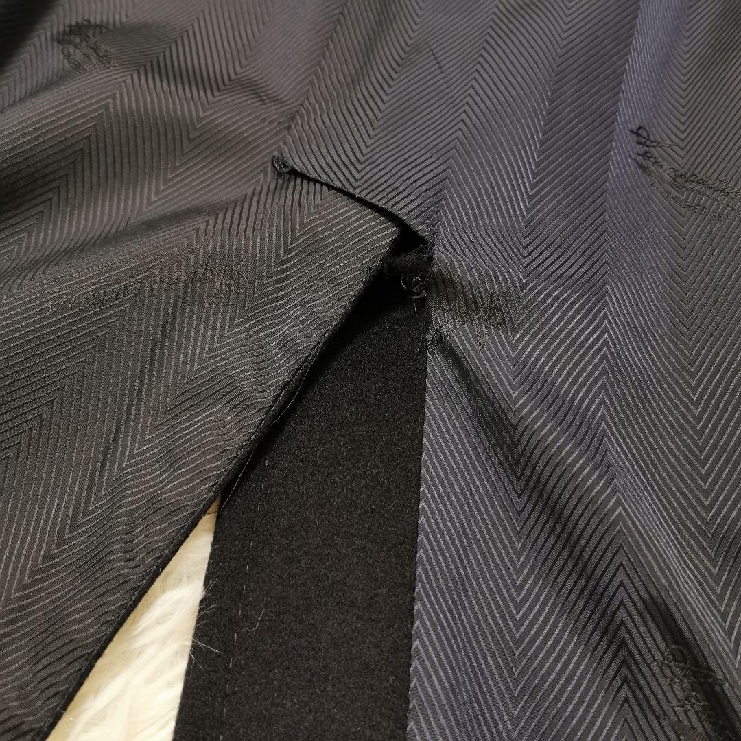 アクアスキュータム カシミア バルマカーンコート ステンカラーコート 紺 L相当