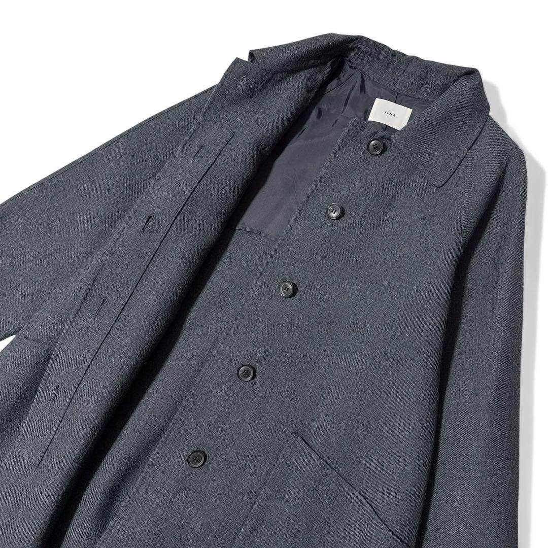 極美品✨24AW 二子玉川店限定　イエナ　ウーステッドリバーステンカラーコート