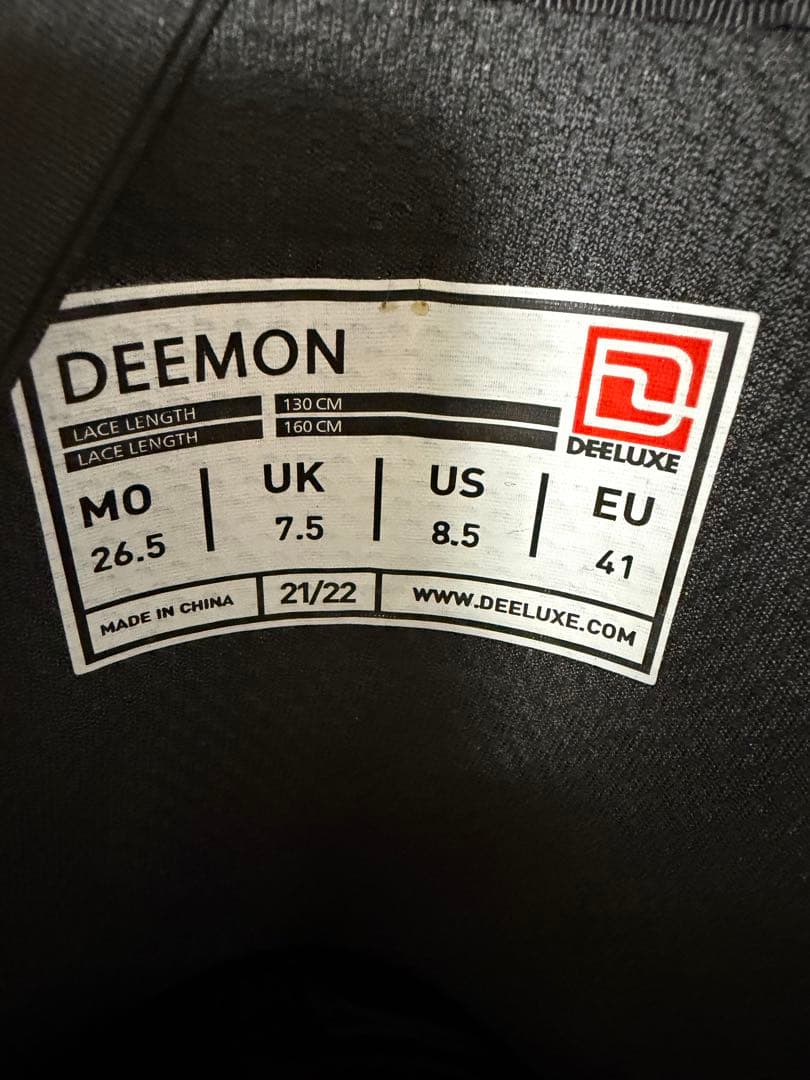 DEELUXE DEEMON スノーボードブーツ 26.5cm 21-22モデル
