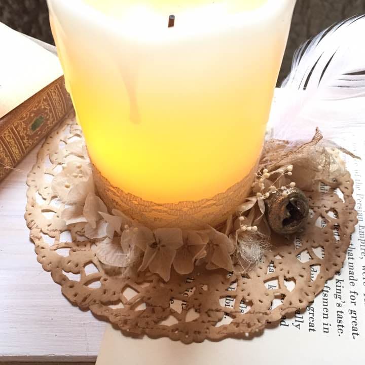 out シャンリー様 ほっこりバニラ♡LEDキャンドル