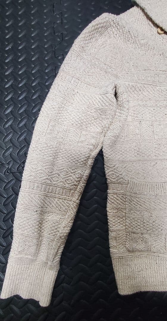 RRL ショールカラー ケーブル カーディガン