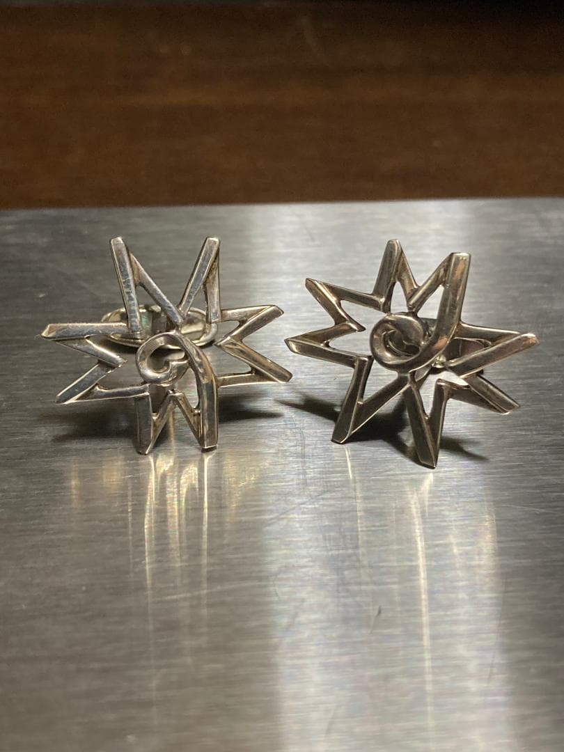 美品 ティファニー パロマピカソ ボリュームスター カフス シルバー925