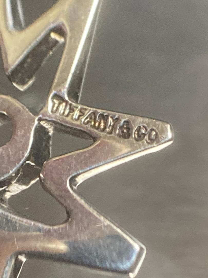 美品 ティファニー パロマピカソ ボリュームスター カフス シルバー925