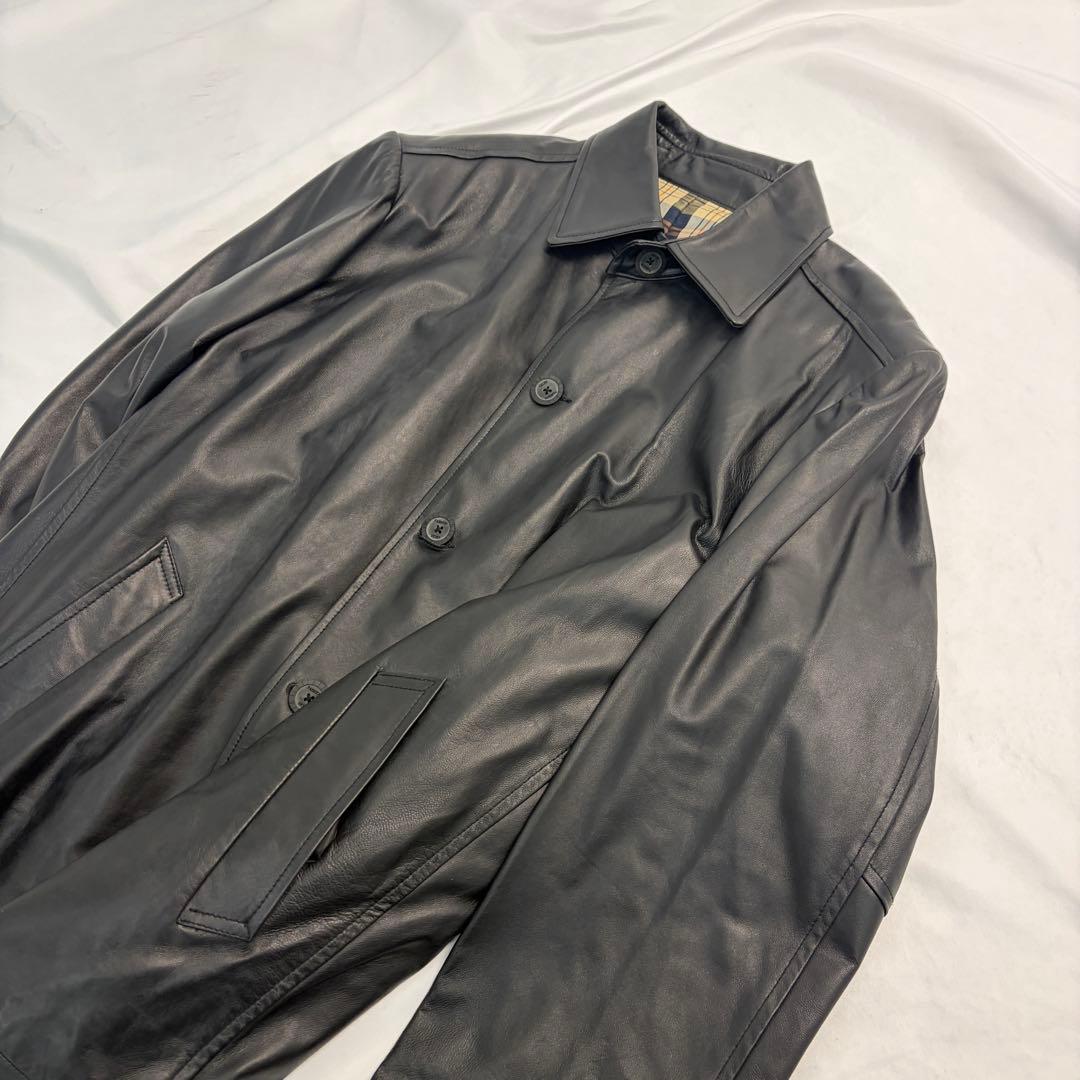 90's 00's oversize スーパーロングコート レザーコート