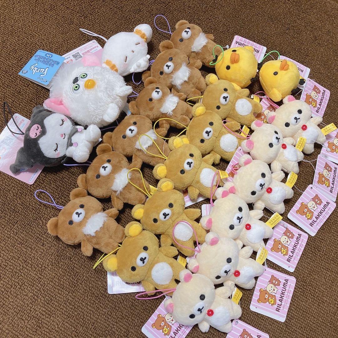 リラックマ ゴムひも付きマスコット 全4種 他