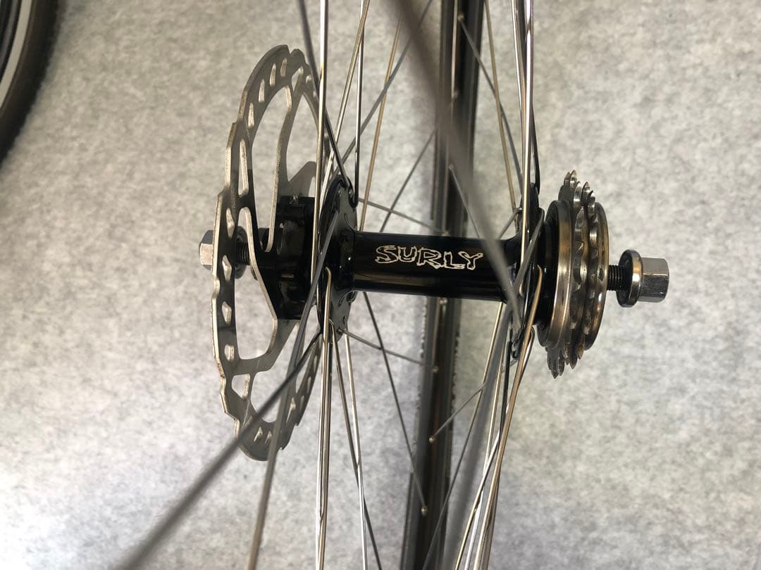 シングルスピード ホイールセットSURLY DEORE XT HB-M8000