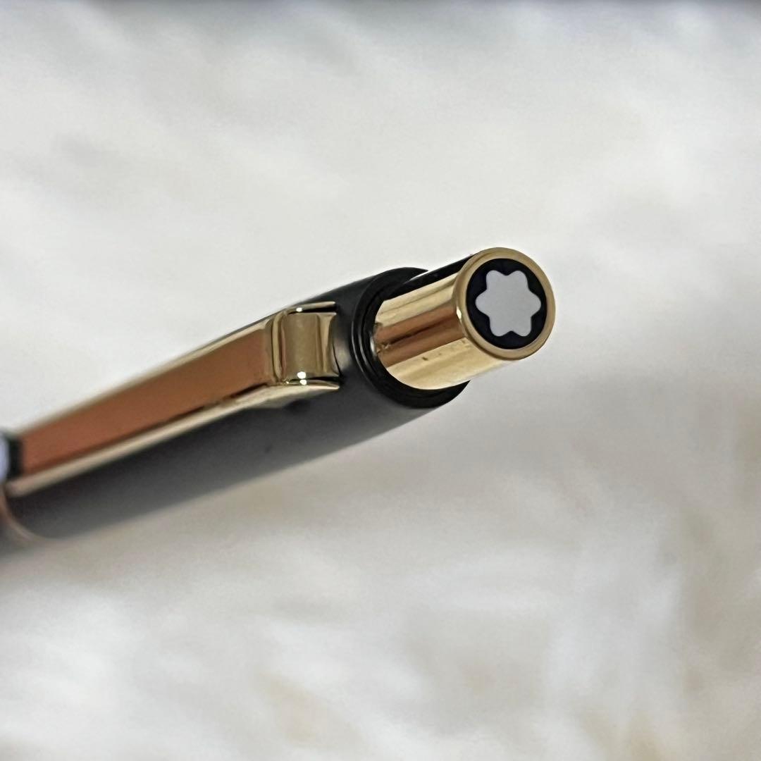 MONT BLANC ブラックボールペン ゴールドトリム