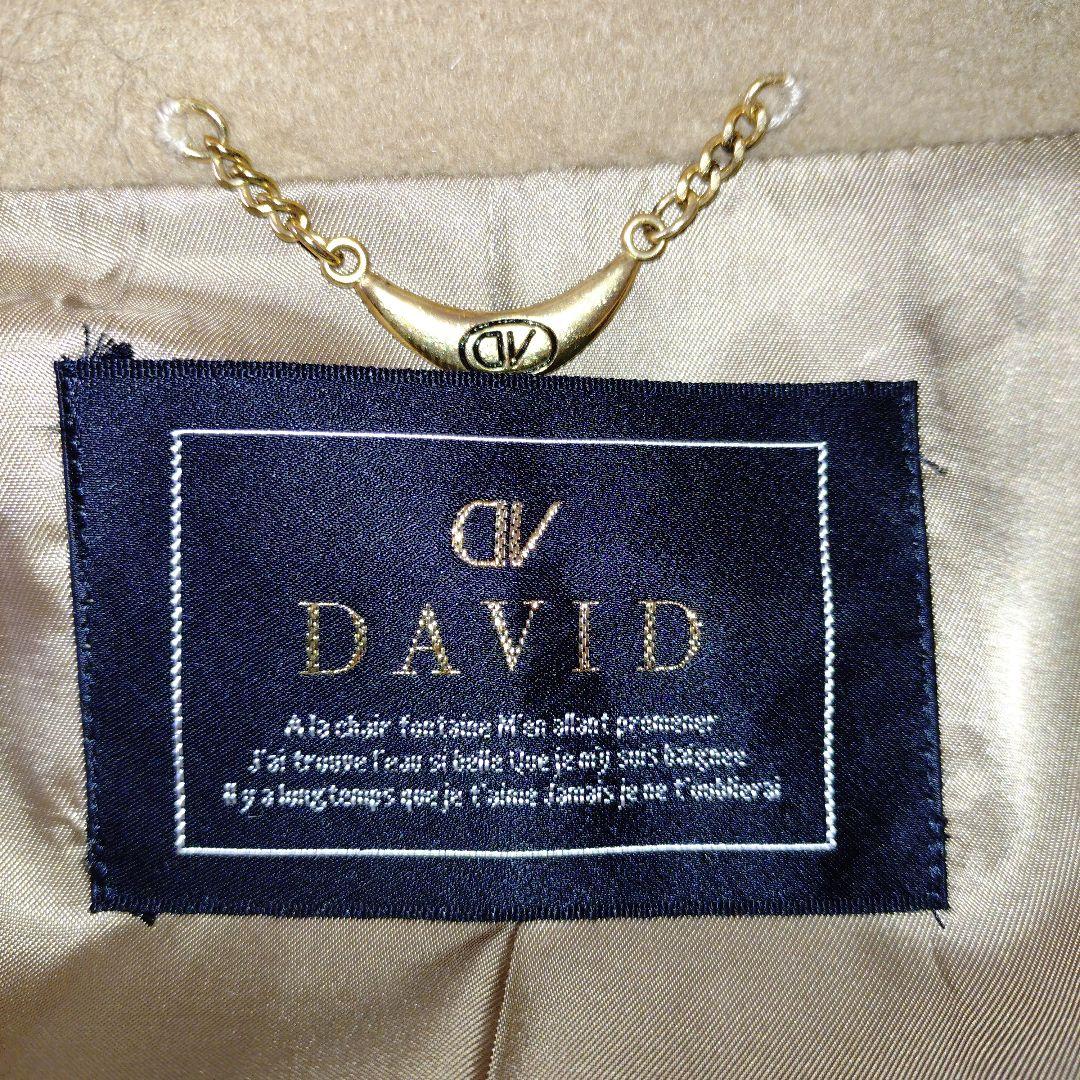 ケープコート アンゴラ ブルーフォックスファー ブラウン 9号