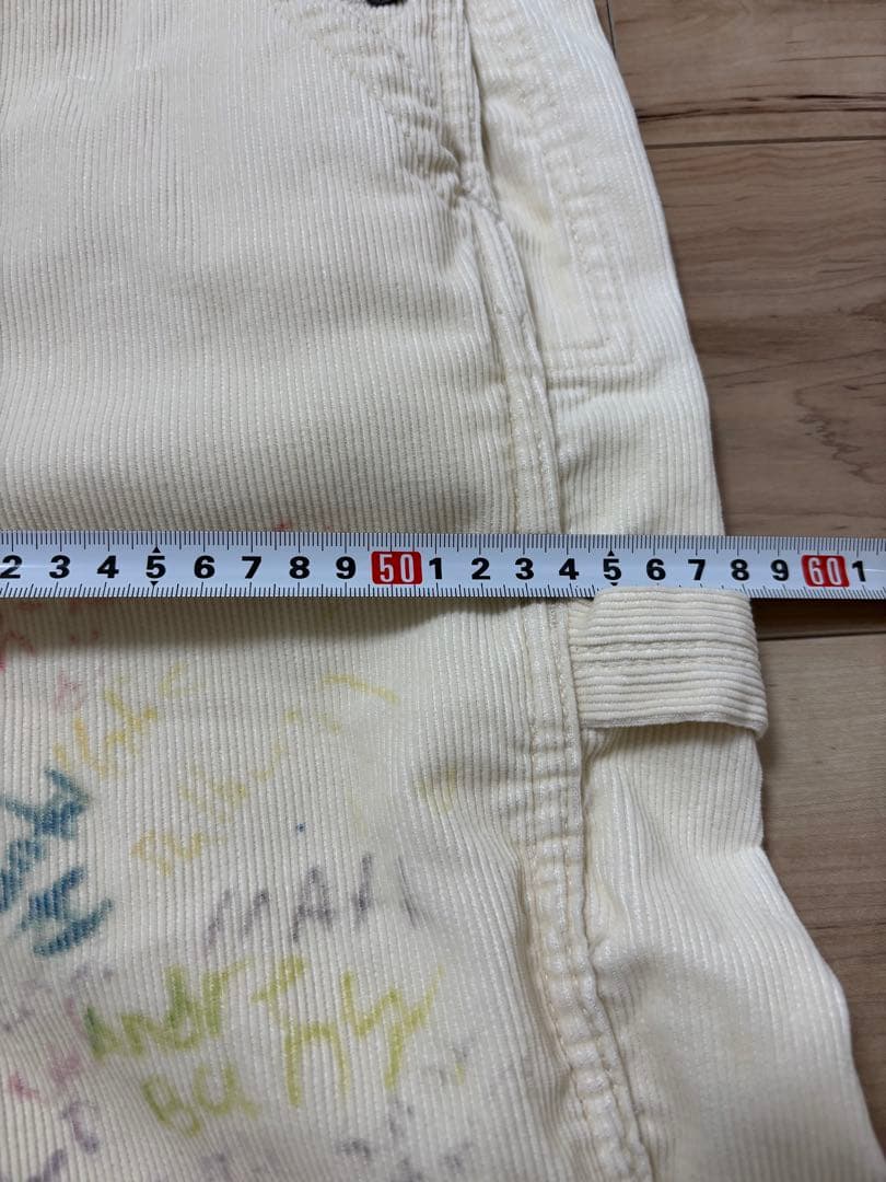 DENIM DUNGAREE カラフルラクガキコーデュロイオーバーオール