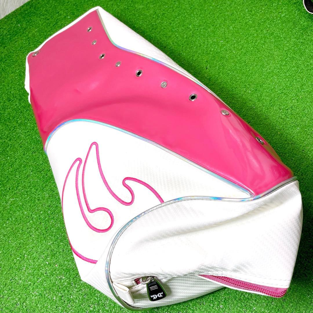 希少！マイノリティコレクション キャディバッグ オールエナメル 3点式