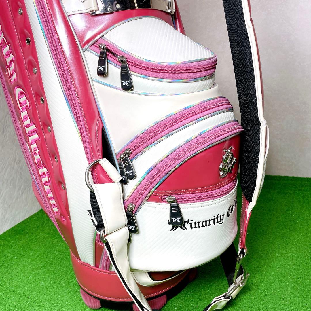 希少！マイノリティコレクション キャディバッグ オールエナメル 3点式