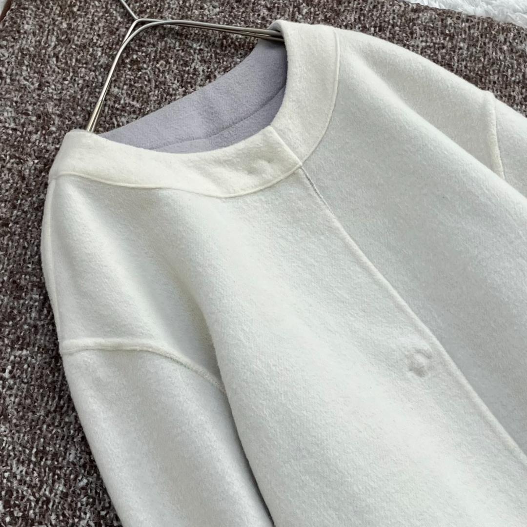 リバーシブル✨極美品✨組曲 リバーコート ロング ノーカラー 大きいサイズ XL