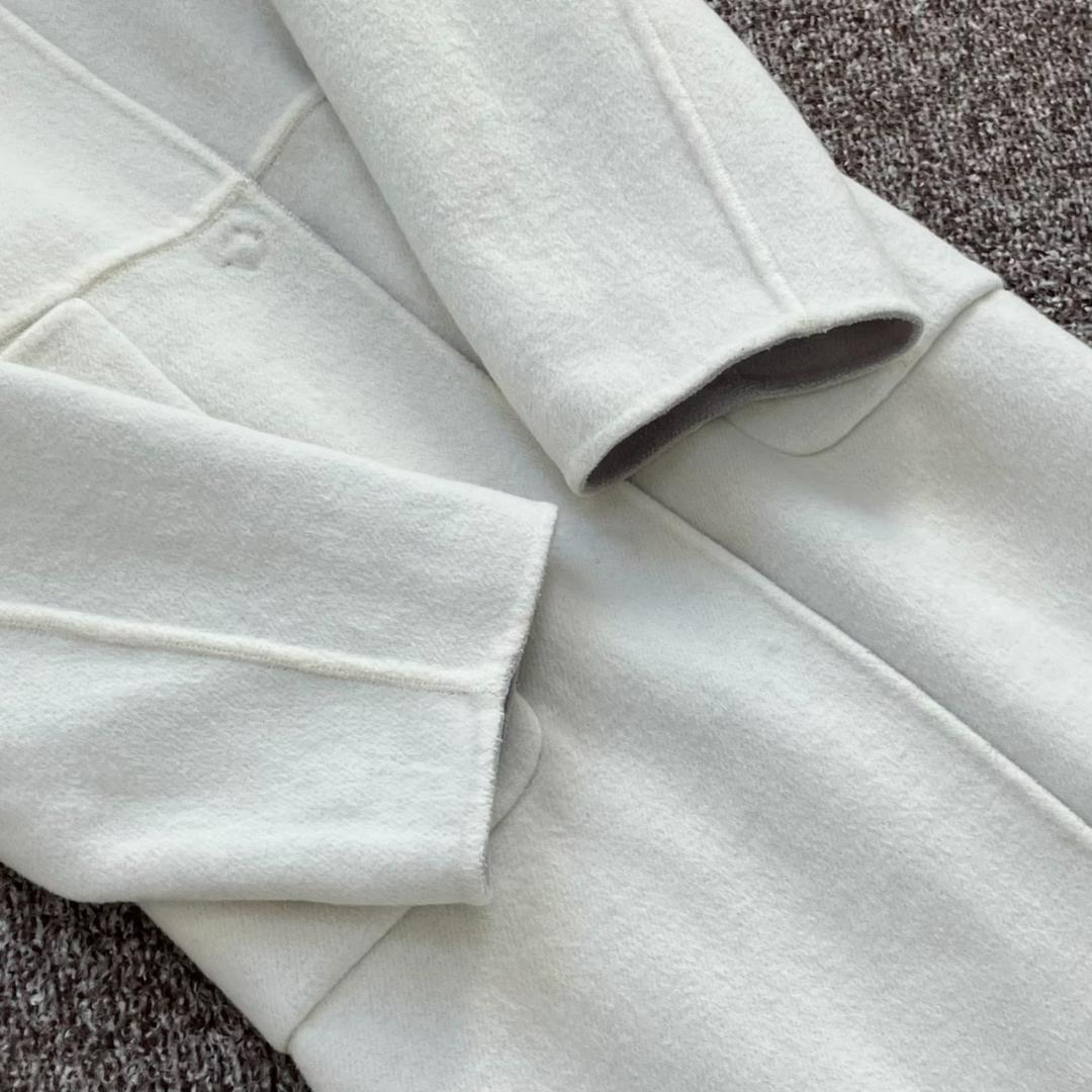 リバーシブル✨極美品✨組曲 リバーコート ロング ノーカラー 大きいサイズ XL