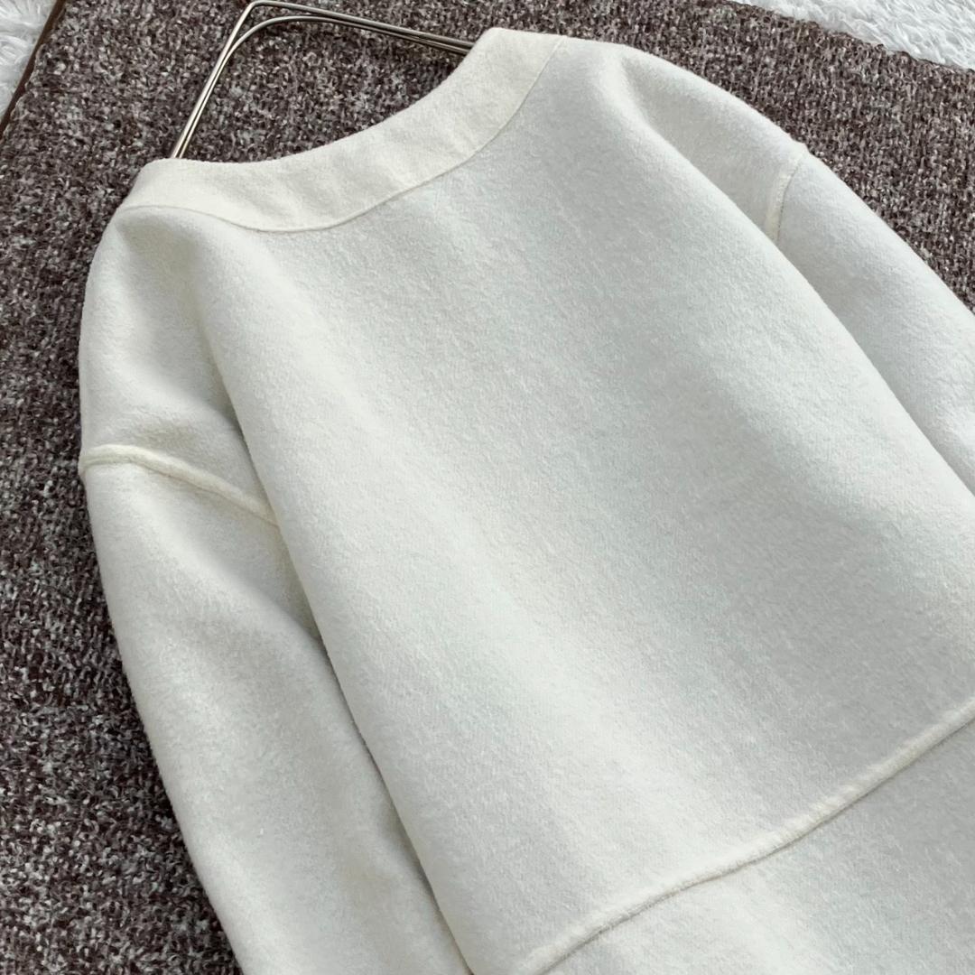 リバーシブル✨極美品✨組曲 リバーコート ロング ノーカラー 大きいサイズ XL