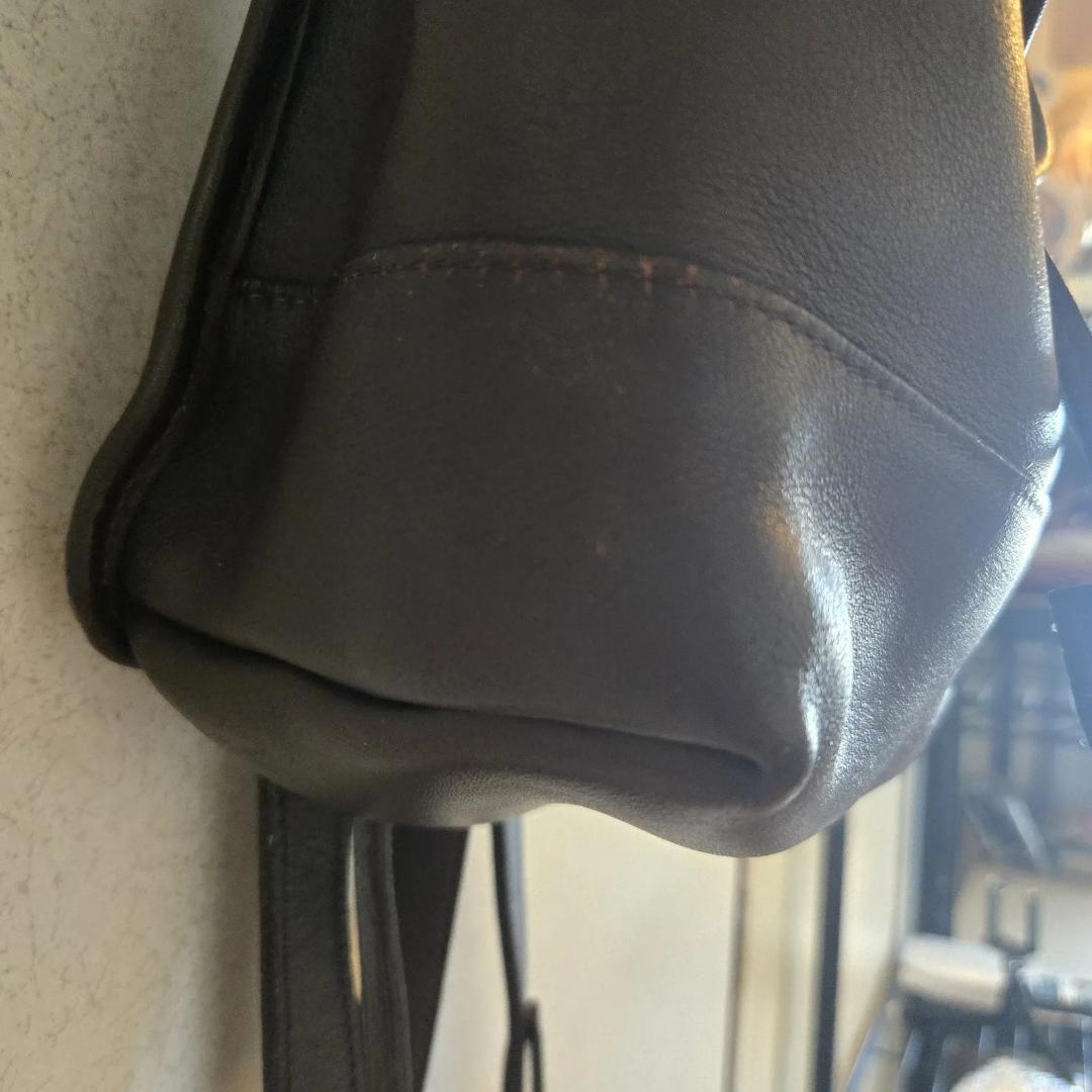 COACH ブラウンバックパック 9960 ターンロック レザー