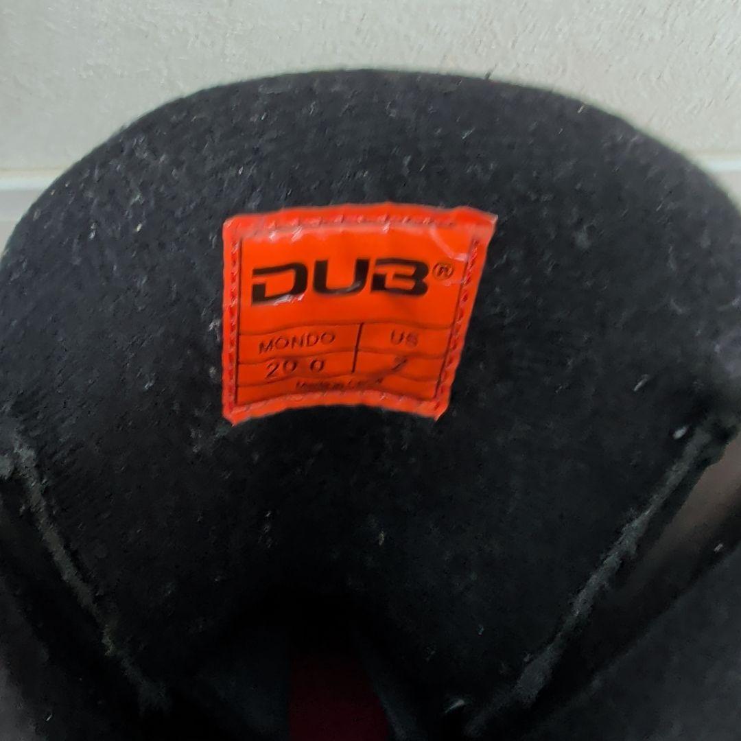 dub 子ども用スノーボードブーツ ブラック/ブルー 20cm