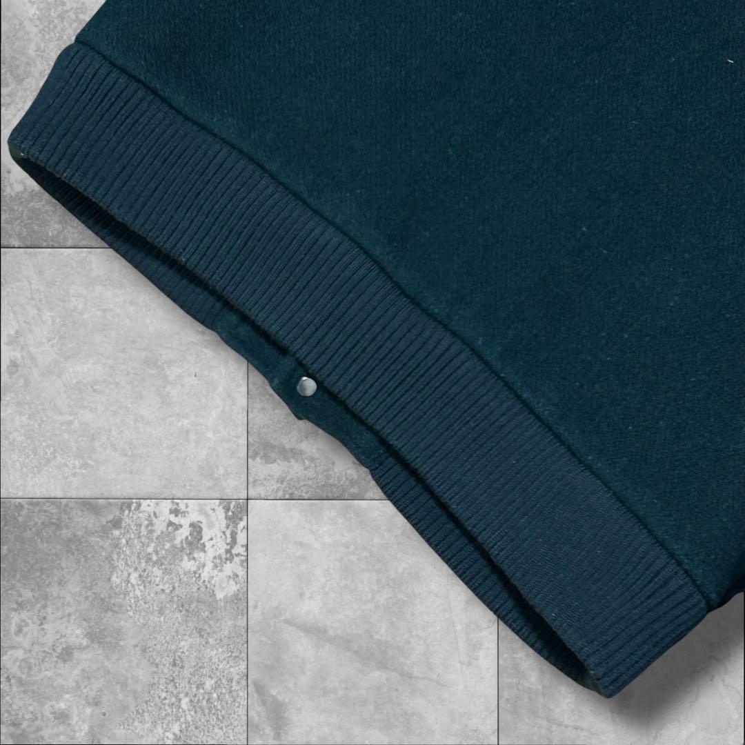 \"名作\" ルード系 RADIALL ラディアル 袖レザー スタジャン Lサイズ