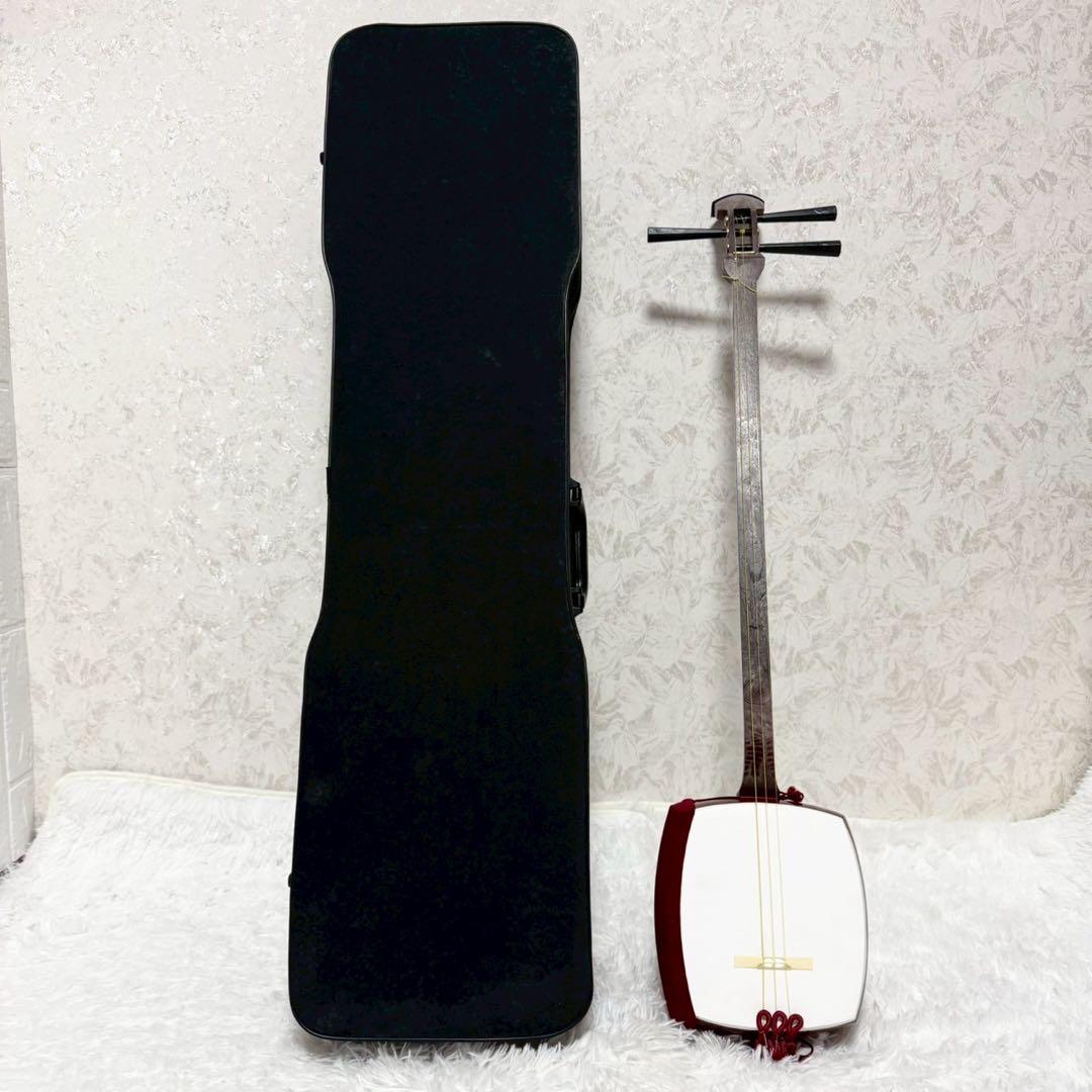『美品』三味線 ゼンオン（ZEN‐ON） 初心者セット付き ハードケース付き