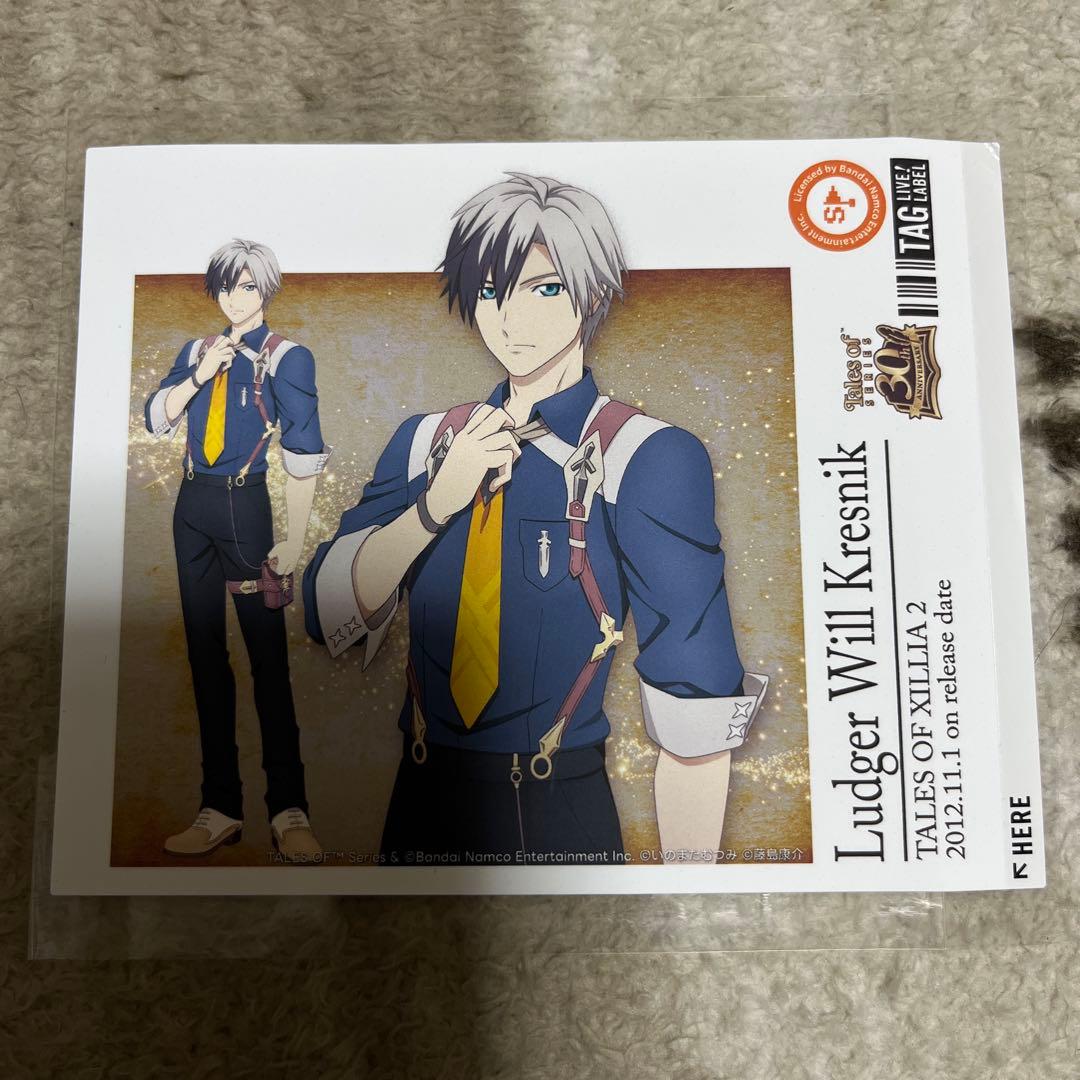 テイルズ 自販機 ラベル缶 シール 30周年 サントリー ver2 ルドガー