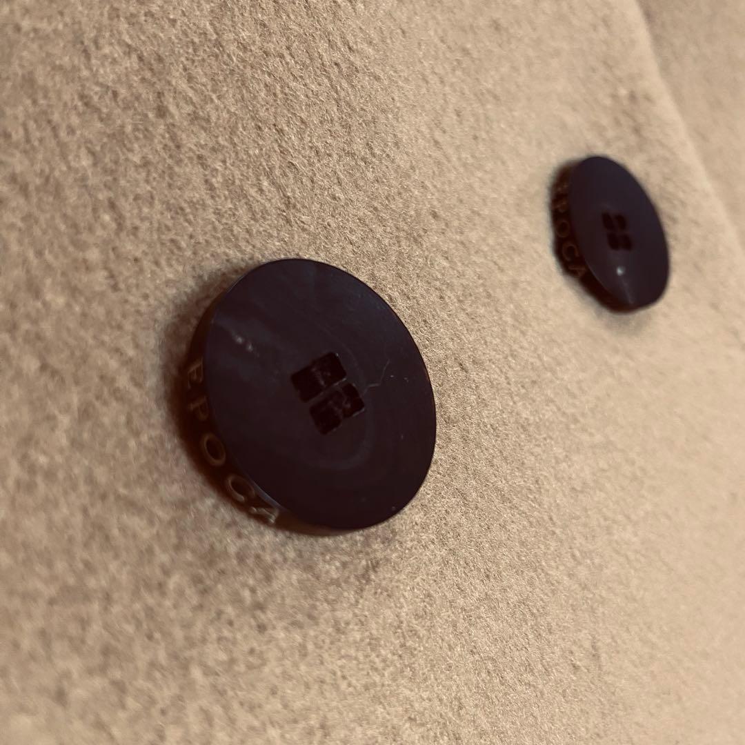 【美品】EPOCA ロングコート　カメリアコート 38