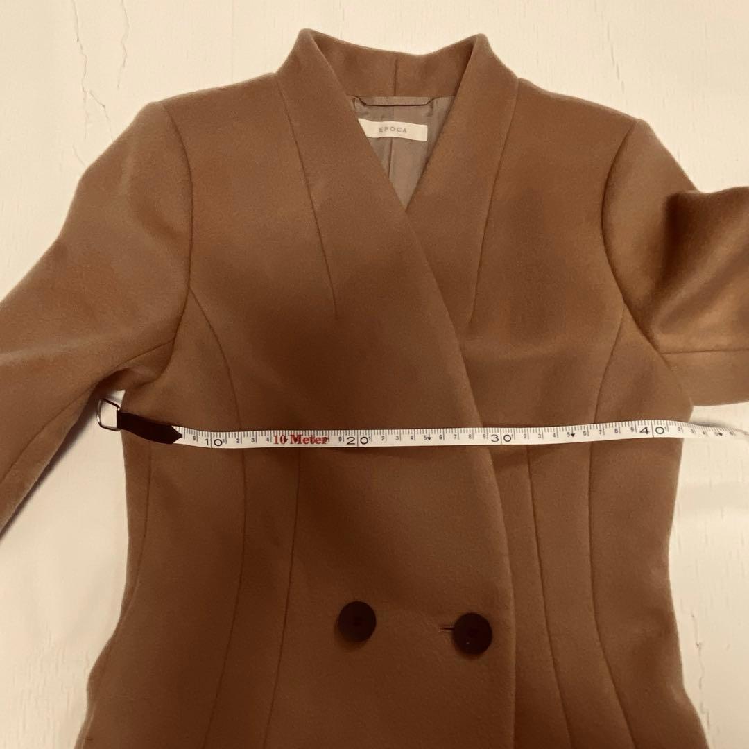 【美品】EPOCA ロングコート　カメリアコート 38