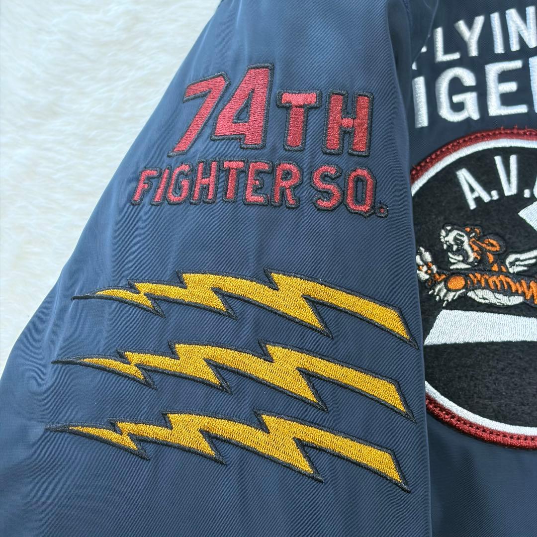 AVIREX 74TH FIGHTER SQ. B-3ジャケット ショート丈 - メルカリ