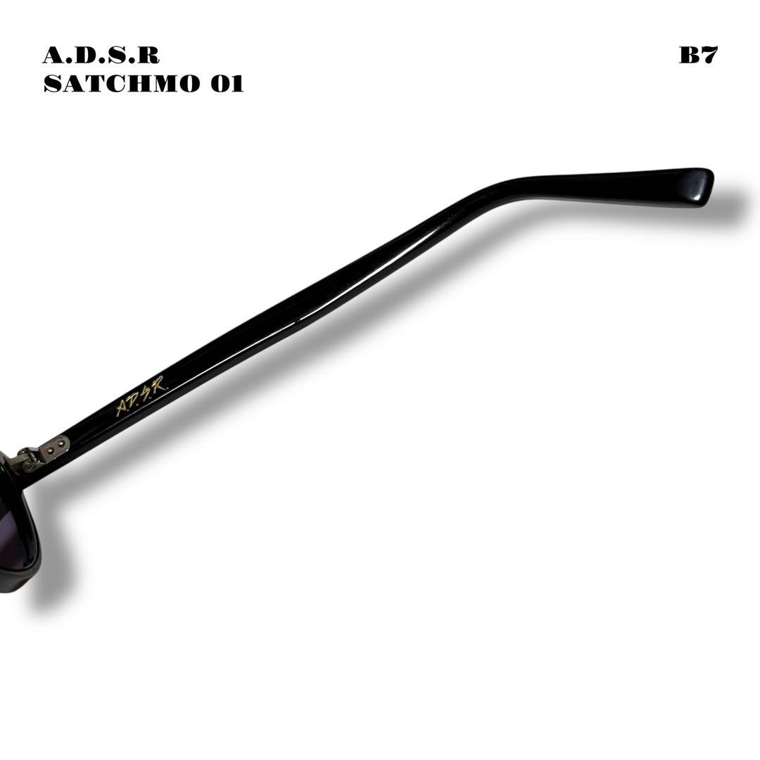 人気品！ A.D.S.R SATCHMO 01 サングラス ブラック シルバー